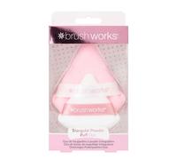 Brushworks Triangular Powder Puff Duo