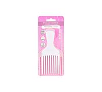 Brushworks Afro Combs - 2 Pack Styling Set for Thick, Curly & Textured Hair - Large & Small Combs for Volume, Root Lift & Curl Definition - Rounded Teeth - Made from 100% Recycled Materials