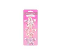 Brushworks Women's Frosted Flower Claw Clips - 3 Pack Brushworks Multicolor