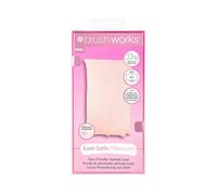 Brushworks Women's Luxe Satin Pillowcase - Pink Brushworks Pink
