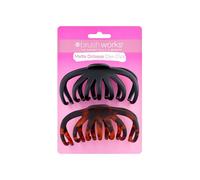 Brushworks Women's Matte Octopus Claw Clips - 2 Pack Brushworks Multicolor