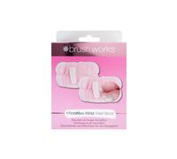 Brushworks Women's Microfibre Wrist Washbands - 1 Set in Pink Brushworks Pink