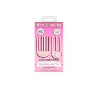 Brushworks Volumising Hair Clips - 2 Pack, Create Instant Root Lift & Volume for Fine & Flat Hair, Perfect for Air Drying or Blow Drying, Secure-Grip Prongs, Lightweight & Easy to Use