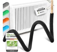 BRUSHYZ Radiator Cleaner Brush 115 cm - [GRADE 1.2] - Soft Polyester Radiator Brushes - Radiator Cleaning Brush for Saving Heating Costs - Radiator Duster Brushes Long Thin - Radiator Brushes