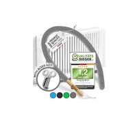 BRUSHYZ Radiator Cleaner Brush 115cm I Flexible Scratch-Free Slim Radiator Brushes for Cleaning I Soft Polyester I Radiator Duster Brush Long Thin & Washable I Fits 99% of Gridded & Non-Gridded Heater