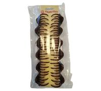 BRUSI Oval Caliper Medium Shell 12 Units, Black/White, Estandar