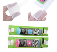 Brussel 1 Roll 5M Water Soluble Bags PVA Carp Fishing Bag Bait Holder Transparent Fishing Packing Bags Fishing Tackle Storage Bags Refill Bait Bag 25mm*5m