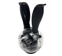 Brussel Manual Mini Salt Pepper Mill Refillable Rabbit Ears Design Ceramic Core Pepper Grinder One-Handed Operation Spice Grinder Random