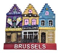 Brussels Belgium Refrigerator Magnet Travel 3D Souvenir Fridge Decoration Magnetic Sticker Craft Collection
