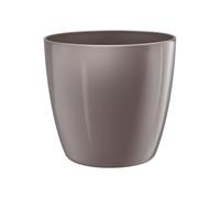 Brussels Diamond 30cm Oyster Pearl Round Indoor Plant Pot Plastic Waterproof