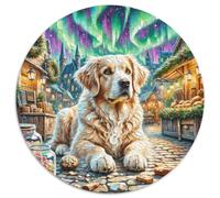 Brussels Griffon 1000 Piece Jigsaw Puzzles Circular Jigsaw Classic Educational Games Beautiful Decoration Puzzle for Travel Gifts,Present 1000pcs (67.5x67.5cm)