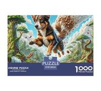 Brussels Griffon 1000 Piece Puzzle Beautiful Decoration Puzzle Pet Dog Challenging Puzzles Fun Present & Activity for Home38x26cm/1000pcs