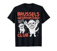 Brussels Griffon Dad Club Dog Dad Men Father's Day T-Shirt