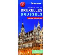 Brussels - Michelin City Map 9207: Laminated City Plan