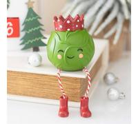 Brussels Sprout Shelf Sitter Ornament Novelty Resin Christmas Decoration