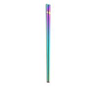 Brussels08 1 Pair Portable Stainless Steel Reusable Chopsticks Rainbow Color Metal Chopsticks High Temperature Resistant Chopsticks for Kitchen Dinner Multicolor