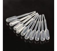 Brussels08 100Pcs Transfer Pipettes Droppers 0.2ML Disposable Measuring Pipettes Plastic Eye Dropper with Scale for Transfering Essential Oils Perfume Mixing Paints Liquids M