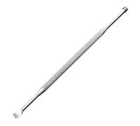 Brussels08 1Pc Dual-Head Stainless Steel Earpick Wax Remover Curette Cleaner Health Ear Care Ear Curette Earwax Tweezer Ear Spoon Remover Cleaning Tool Ear Curette Spoon 1