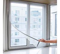 Brussels08 DIY Self-adhesive Window Screen Mesh Net Window Mosquito Net Insect Mosquito Fly Bug Moth Netting Screen Protector Mesh Curtain Mosquito Net For Windows White