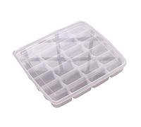 Brussels08 Portable Dumpling Box Fresh-Keeping Container Holder with Cover Lid, Dumpling Frozen Box Meal Prep Containers Case Refrigerator Storage Organizer Food Crisper Container Random