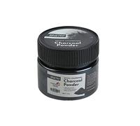 BRUSTRO Artists Compressed Charcoal Powder 100ml | Richest Black Tone, Ideal for Layering, Shading, Drawing, Sketching, Mixed Media Art, Fine Art Students, Professionals