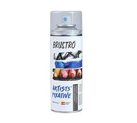 BRUSTRO Artist's Fixative Spray Can | 200ml | Transparent | Perfect use on Pastel Colors,Charcoal, Chalk Drawing,Non-yellowing Pencil & Sketching Artworks, Proffessional Arts, Fast Drying