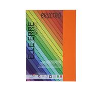 BRUSTRO Elle Erre Coloured Card Stock Craft Paper A4 Size 220 GSM Terra Bruciata Colour, Pack of 9 Sheets. Burnt Umber Shade|Ideal for Schools,Poster Artists with Pastel,Charcoal,Calligraphy,Pen