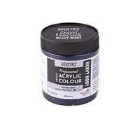 BRUSTRO Professional Artists Heavybody Acrylic Paint 237Ml Paynes Grey (Sr 2)| Ideal for Canvas,Impasto and Textured Painting Techniques, Dimensional Effects, Retain Brushstrokes.