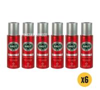 Brut Attraction Deodorant 200ml x6