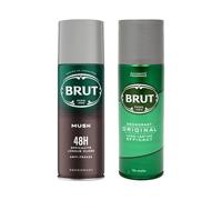 Brut Body Spray Musk 200ml + Brut Body Spray Original 200ml