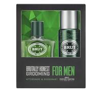 BRUT Gift Set for Men - BRUT Deodorant for Men 200ml & Original Aftershave 100ml - Classic Men’s Aftershave Set - Perfect Deodorant Men Gift - Timeless Men Perfume Sets