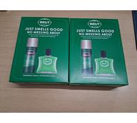 Brut Just Smells Good Original Gift Set | Aftershave & Deodorant Spray X2 £17.75