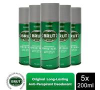 Brut Original Men's Deodorant Body Spray with Distinctive Fragrance, 200ml