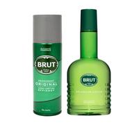 Brut Original Men's Grooming Bundle Body Spray & Splash Aftershave Lotion 200ml