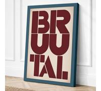 Brutal Architecture Canvas Wall Art Print 24x16 Inch (61 x 41 cm)