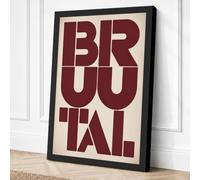 Brutal Architecture Canvas Wall Art Print 24x16 Inch (61 x 41 cm)