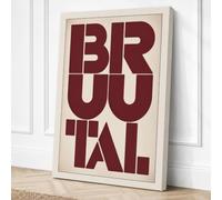 Brutal Architecture Canvas Wall Art Print 30x20 Inch (76 x 51 cm)