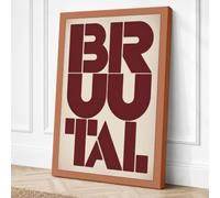 Brutal Architecture Canvas Wall Art Print 30x20 Inch (76 x 51 cm)