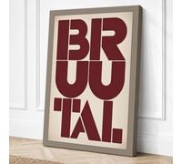 Brutal Architecture Canvas Wall Art Print 30x20 Inch (76 x 51 cm)