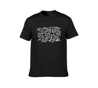 Brutal Truth Black Extreme Metal Band Grind Core Mens T-Shirt Black Graphic Unisex Tee Shirt XL
