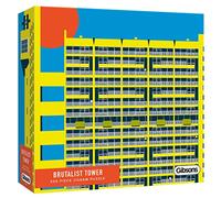 Brutalist Tower | 500 Piece Jigsaw Puzzle | Urban Architecture | Sustainable Jigsaw Puzzle for Adults | Premium 100% Recycled Board | Great Gift for Adults | Gibsons Games