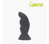 BRUTUS Bum Buddy Vulcan S M L XL XXL Butt Plug Black Silicone Prostate Massager