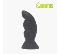 BRUTUS Bum Buddy Vulcan S M L XL XXL Butt Plug Black Silicone Prostate Massager