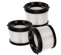BRUVISH HEPA Filters Kit (3 Pieces), Replacement Filter Parts for DEWALT DCV501HB 20V Cordless Handheld Vacuum, Compatible with Part # DCV5011H