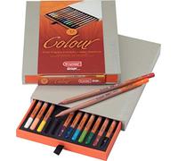 Bruynzeel Design Professional Colored Pencil Set of 12 Colors in Box | Artists Pencils for Drawing, Sketching & Coloring
