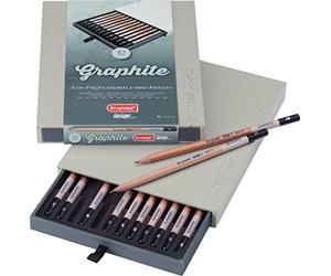 Bruynzeel Design Professional Graphite Pencil Set of 12 in Box | Artists Pencils for Drawing & Sketching