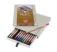 Bruynzeel Design Professional Pastel Pencil Set of 12 Colors in Box | Artists Pencils for Drawing, Sketching & Coloring