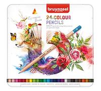 Bruynzeel Expression Colored Pencil Set of 24 in Tin for Drawing, Coloring Books for Adults, Bullet Journaling