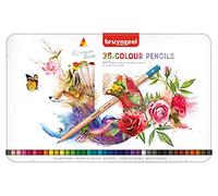 Bruynzeel Expression Colored Pencil Set of 36 in Tin for Drawing, Coloring Books for Adults, Bullet Journaling