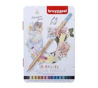 Bruynzeel Expression Colour Pencils 12-Piece Set in Tin, Pastel